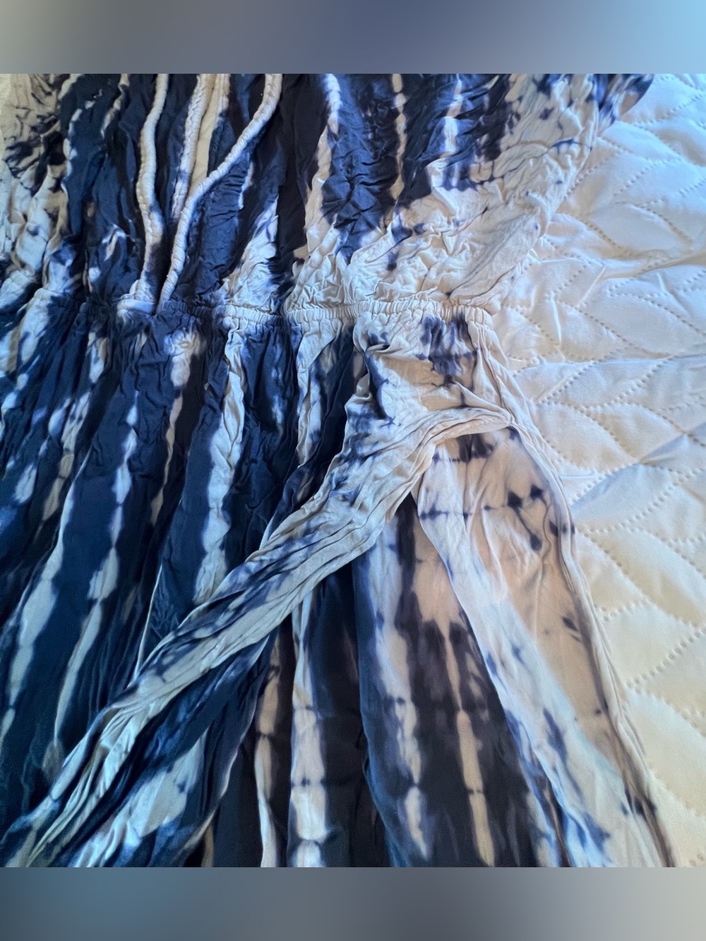 Raviya Tie-Dye V-Neck Women’s Beach Cover Up Dress - Picture 3 of 10